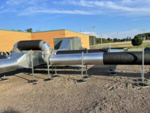 Out Door Duct Work Insulation And Weather Proof Jacketing