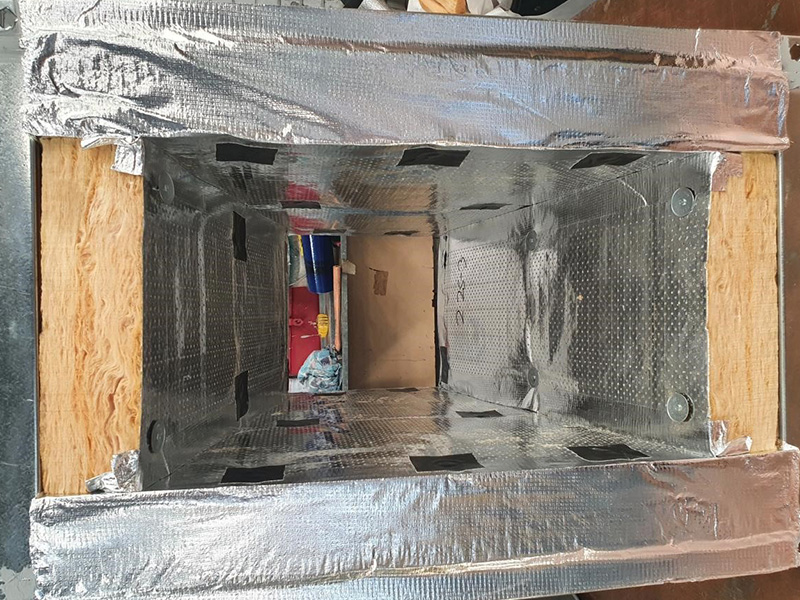 Used Inside Commercial Air Conditioning Duct For Thermal And Sound Absorption